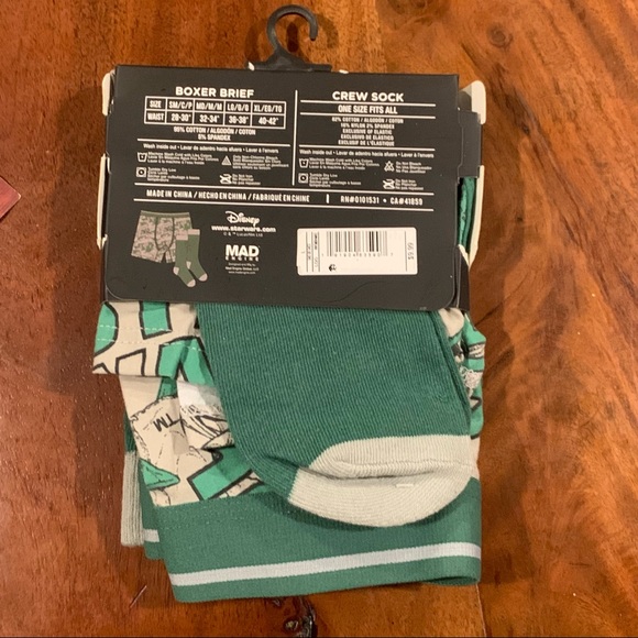 Mandalorian Star Wars Boxer Brief Sock Set - Picture 6 of 8
